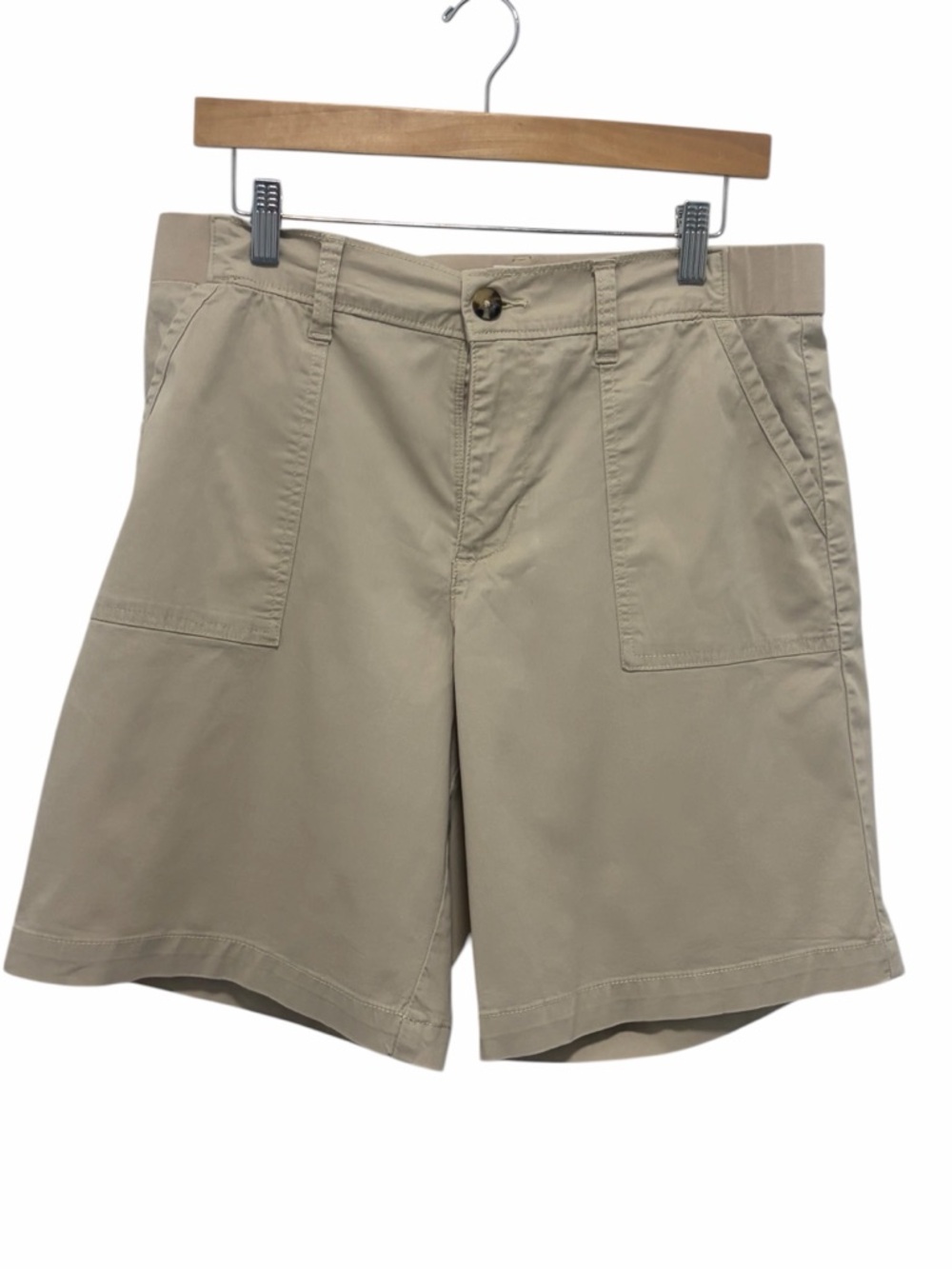 Lee Workwear Khaki Tan Utility Cargo Bermuda Shorts - Like New - 12